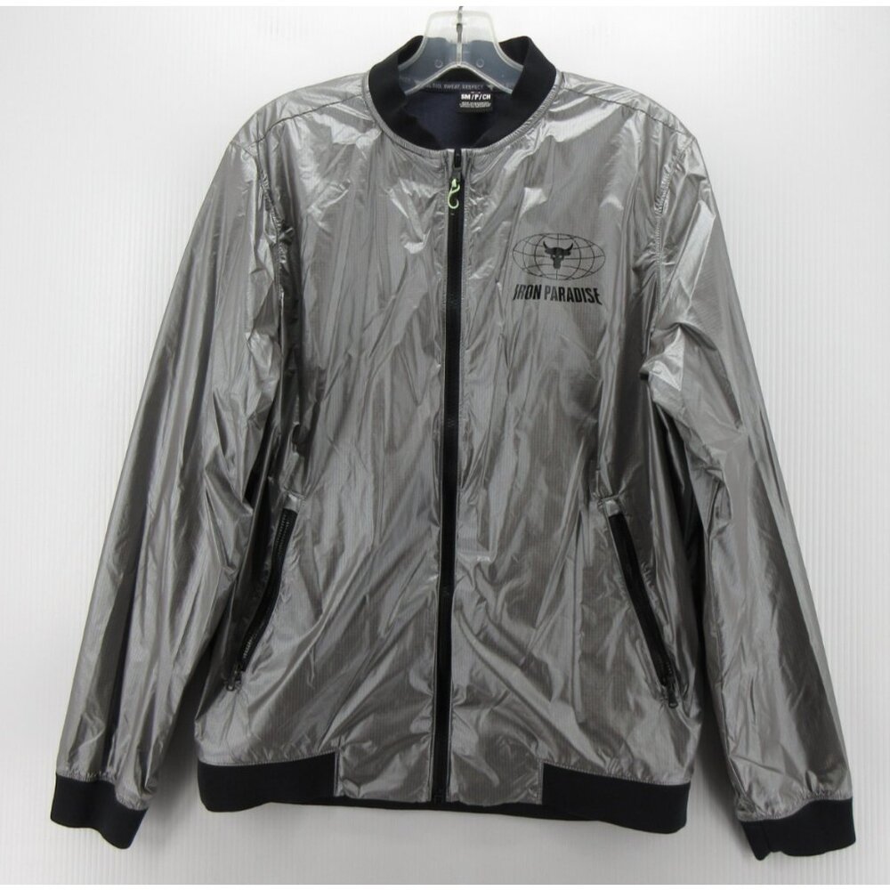 Under Armour Silver Bomber Jacket - image 1